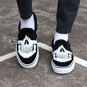 *Exclusive* VANS Skulls Slip-on Size US.6.5
